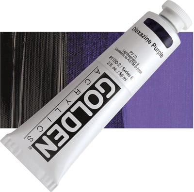 Golden Heavy Body Acrylverf serie 6 | Dioxaxine Purple (1150-2) 59 ml