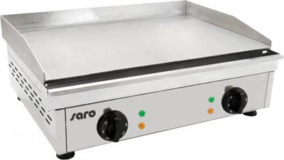 SARO Electrische grillplaat - 2 temperatuur zones- gladde bakplaat - 2 jaar garantie - Professioneel Model FRY TOP GM 610 L