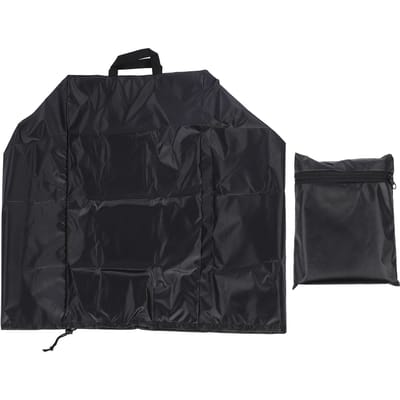 Waterdichte en stofdichte hoes voor popcornkar, 420D zilvergecoat Oxford-doek, voor maïsmaker machine 63.5x45.7x132.1cm/25x18x52in