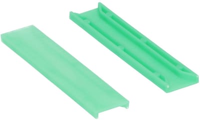 Wovar Glasblokjes 22 mm breed | 5 mm dik Groen | Per 100 stuks