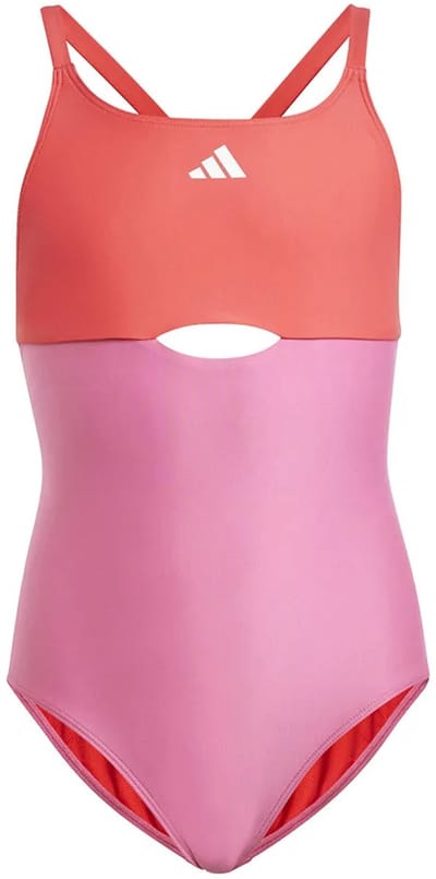 Adidas Colorblock X Back Zwemkleding Roze 14-15 Years Meisje