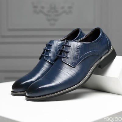 Nieuwe grote maten Modieuze heren trendy veelzijdige puntige schoenen veters business casual comfortabele herenschoenen 38
