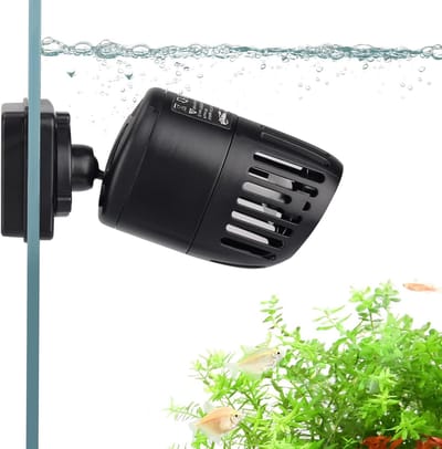 Krachtige 3997 LPH Golfpomp voor Aquariums, 6W Circulatiepomp met 360° Stille Aandrijving voor Zout- en Zoetwater tot 378L