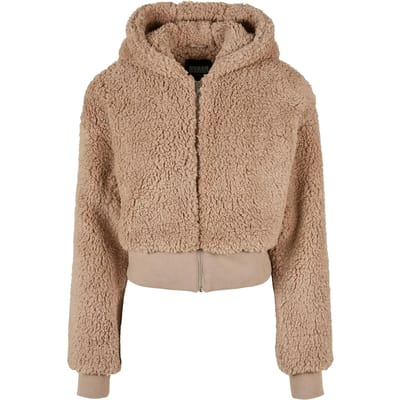 Urban Classics - Short Oversized Sherpa Jacket - XXL - Creme