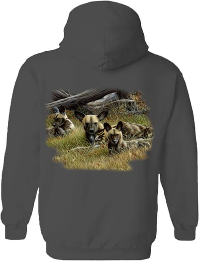 Wilde Hond Wild Dogs Family The Coloured House Hoodie S