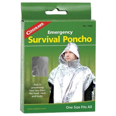 Coghlans Emergency Survival Poncho, noodregenjas
