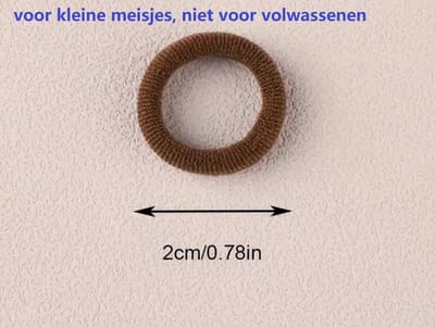 50 Stuks Haarelastiekjes-Stof Haarelastiekjes- Haarbanden-Hoog Elastische -voorkinderen -verschillende kleuren