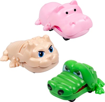 Boland - Set 3 terugtrekautootjes Racebeesten - Pinata vulling - Uitdeelcadeautjes - Verjaardag