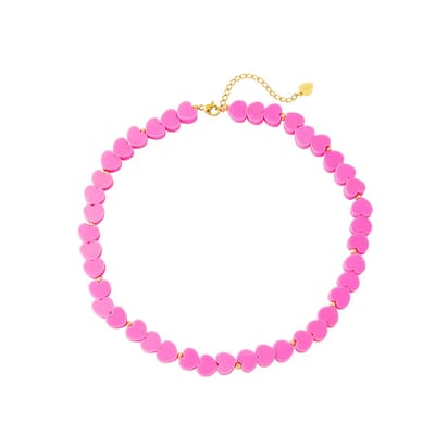 Kinderketting - Kids - Ketting - Roze - Hart