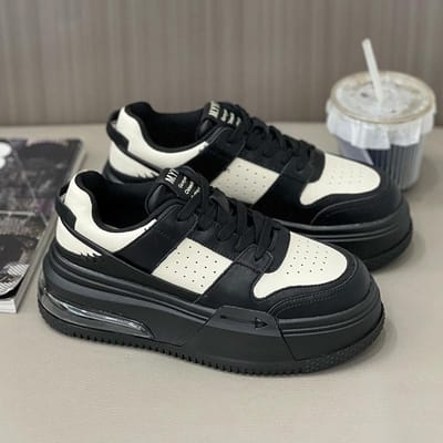 Authentieke Dikke Zool Board Schoenen Dames Lente Nieuw Koreaanse Versie All-match Casual Sportschoenen 40 white