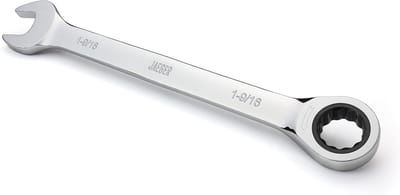 Ratelsleutel - Sleutel met ratel - Krappe ruimtes - 120 tand precisie - 1 9/16 inch - Gepolijst