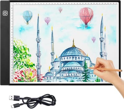 HEZIVO® Lichtbak voor Diamond Painting - Lichtplaat Tekenen en Schetsen - Tekenbord - 3 Helderheidsniveaus - A3
