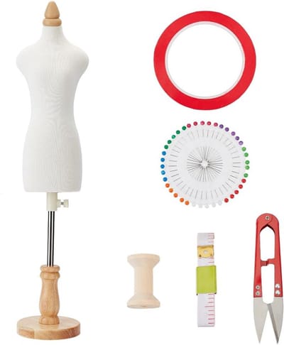 Mini Naaivorm - Kleine Paspop - Kleding Ontwerpen - Schaal 1/3 - 48 cm Hoog