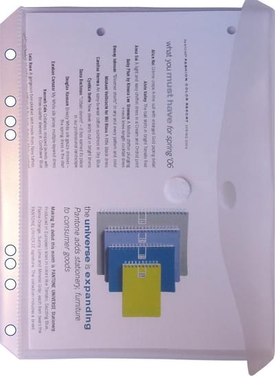 EXXO-HFP # 35061 - A5 Ringband Documententas - Kleurloos - 1 Pak @ 10 stuks