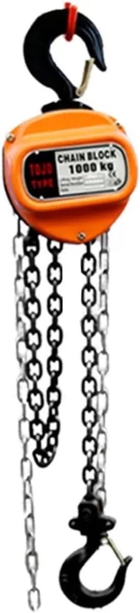 Aanhangwagenlier - Handtakel Hefboom - Zware Lasten Hefben - Dubbel Ruggengraat Remsysteem - 1 Ton 3 Meter - Geel