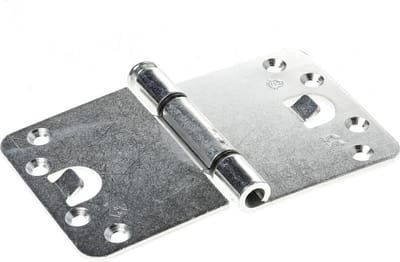 BSW veiligheidsscharnier Protect 818, afgeronde hoek, verzinkt, 89x152mm, SKG**