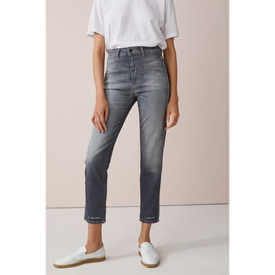 Closed  Pedal Pusher Jeans Mid Grey Maat: 34 | Slim Jeans Outlet | Dames | Blauw