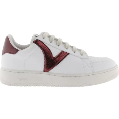 Dames sportschoenen Victoria madrid basket efecto piel & metal