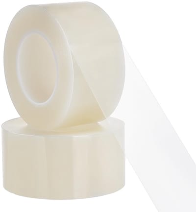 2 Rollen Verwijderbare Plakband 200 m x 7 cm, Transparante Hechting, Krasbestendig voor Horloges, Sieraden, Ramen en Meubels van Glas en Metaal
