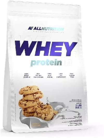 AllNutrition | Whey protein | Cookies | 908gr 30 servings | Eiwitshake | Proteïne shake | Eiwitten | Proteïne | Supplement | Concentraat | Nutriworld