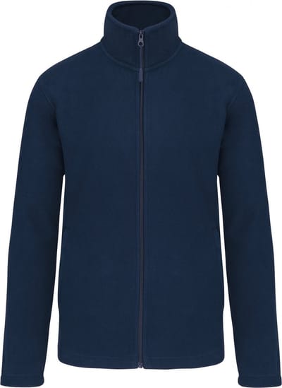 Premium Microfleecevest met rits Kariban Navy blauw - maat XXL