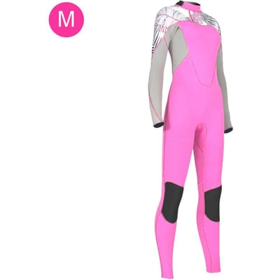 Combinaison de plongée à manches longues pour femme en néoprène élastique pour la natation, le surf, la plongée M