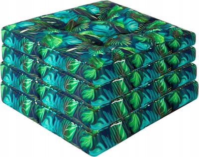 Comfortabele tuinstoelkussen Leunstoel Buiten 49x47 Blauw