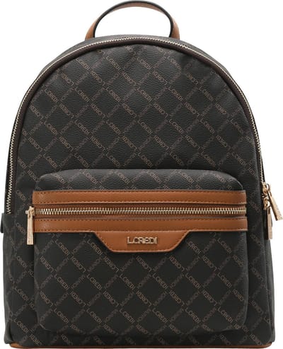L.CREDI Rugzak Filiberta Backpack Brown Donkerbruin