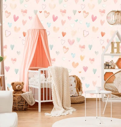 INGK Kinderbehang - Olive & Noah - Sweet Hearts