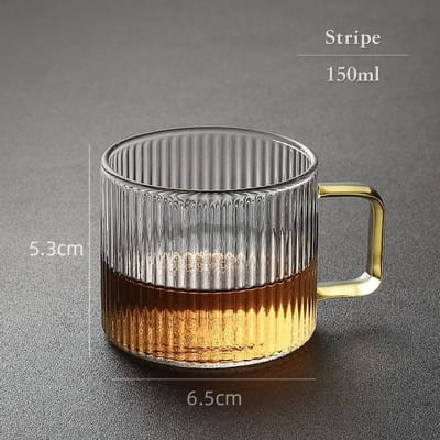 150ML Kleine Mooie Hittebestendige Borosilicaat Helder Espresso Glas Kop Koffiemok Tumbler Chinese Kungfu Hete Thee Kop Theekop 150ml