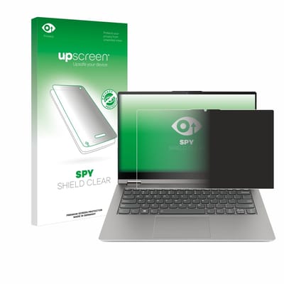 upscreen - privacy screenprotector voor Lenovo ThinkBook 14s Yoga - Folie Beschermfolie Blauwlichtfilter