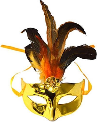 Venetiaanse masker goud metallic