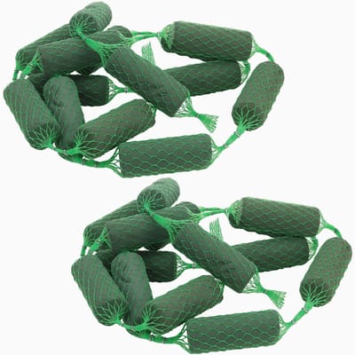 Allecto - Foam Florist Garlands - Bloemschikken - 28 Stuks - Groen - Decoratie voor Bruiloften - Bloemenarrangementen - Creatieve Decoratie