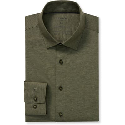 OLYMP Luxor 24/Seven Overhemd, Modern Fit, New Kent, Groen