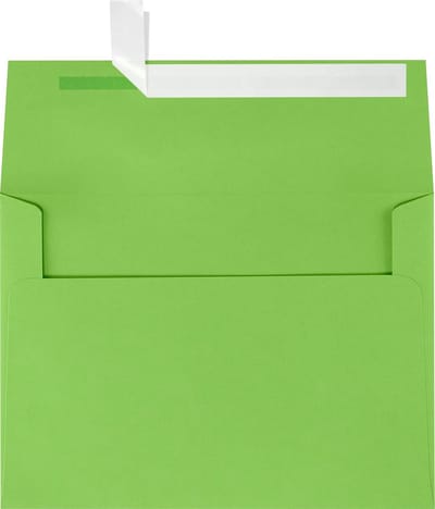 Uitnodigingsenveloppen A7 (133 x 184 mm) Limelight Groen 50 Stuks