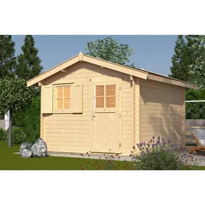 Weka Tuinhuis 107 - Onbehandeld - 262x300cm - 17,6 M³