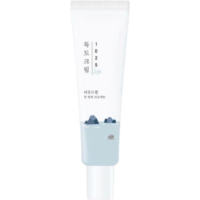 ROUND LAB 1025 Dokdo Crème Contour des Yeux Hydratante Raffermissante Soin Contour des Yeux 30ml 2 Packs (30ml × 2)
