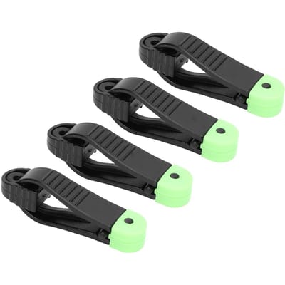 4pcs Pince de Déclenchement Downrigger Pince de Déclenchement de Ligne de Pêche pour Pêche à la Planche à Planer Lest Cerf-volant Traîne Forme U gray