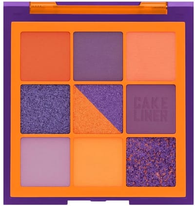 Huda Beauty Color Block Obsessions Eyeshadow Palette (Orange&Purple) 7.5 G/0.26 OZ Oogschaduw