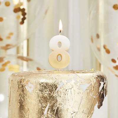 Ombre Goud Cijfer 8