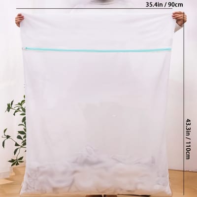 Livé® Extra Grote Waszak 90×110 cm – Ademend met Ritssluiting
