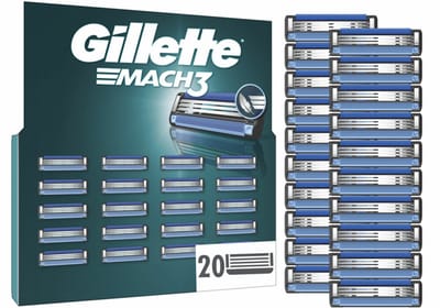 Gillette Mach3 - 20 stuks - Scheermesjes