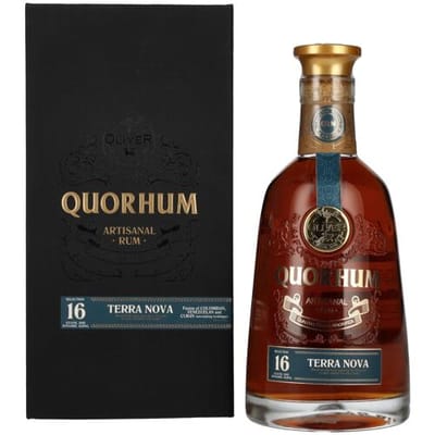 Ron Quorhum 16 Sistema Solera TERRA NOVA 40% Vol. 0,7l in geschenkverpakking