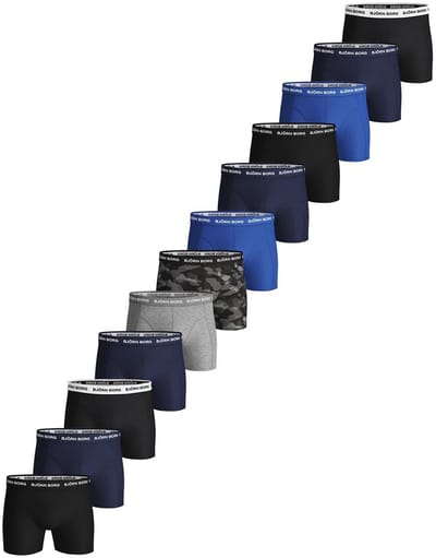 Björn Borg - Heren Onderbroeken 12-Pack Boxers Mix - Multi - Maat L