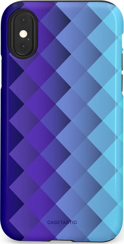 Casetastic Hoesje Geschikt voor Apple iPhone X/Xs - Stijlvolle Beschermende Duo-layer Case - Artica