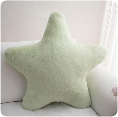 Zachte Stervormige Kussen voor Kinderen, Pluche Decoratief Kussen, Ideaal voor Slaapkamer en Speelkamer, Comfortabel en Schattig Kussen