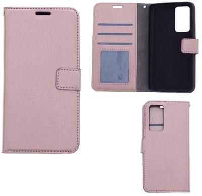 LuxeBass Hoesje geschikt voor Xiaomi 12/12X - Boekhoesje met kaartvakken - RoseGoud gsm hoesje - telefoonhoes - telefoonhoesjes