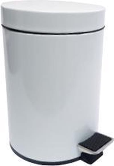 Easybin Pedaalemmer 3 liter afvalemmer Wit