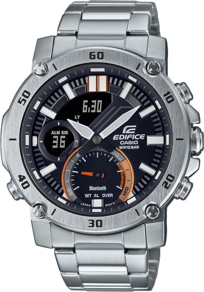 Casio Edifice ECB-20D-1AEF Horloge - Staal - Zilverkleurig - Ø 43 mm