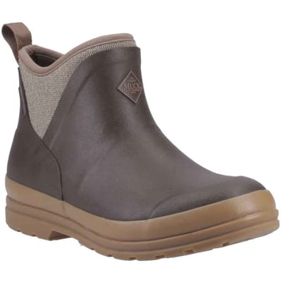 Muck Boots Originals Rubberen Dames Regenlaarzen In Bruin/herringbone Patroon